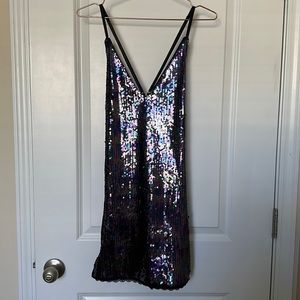 Sequin Mini Dress